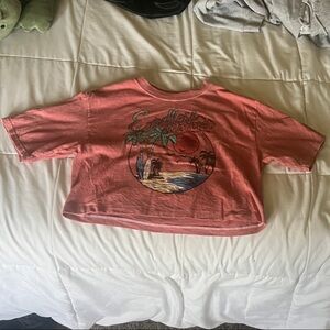 Full Tilt graphic cropped tee